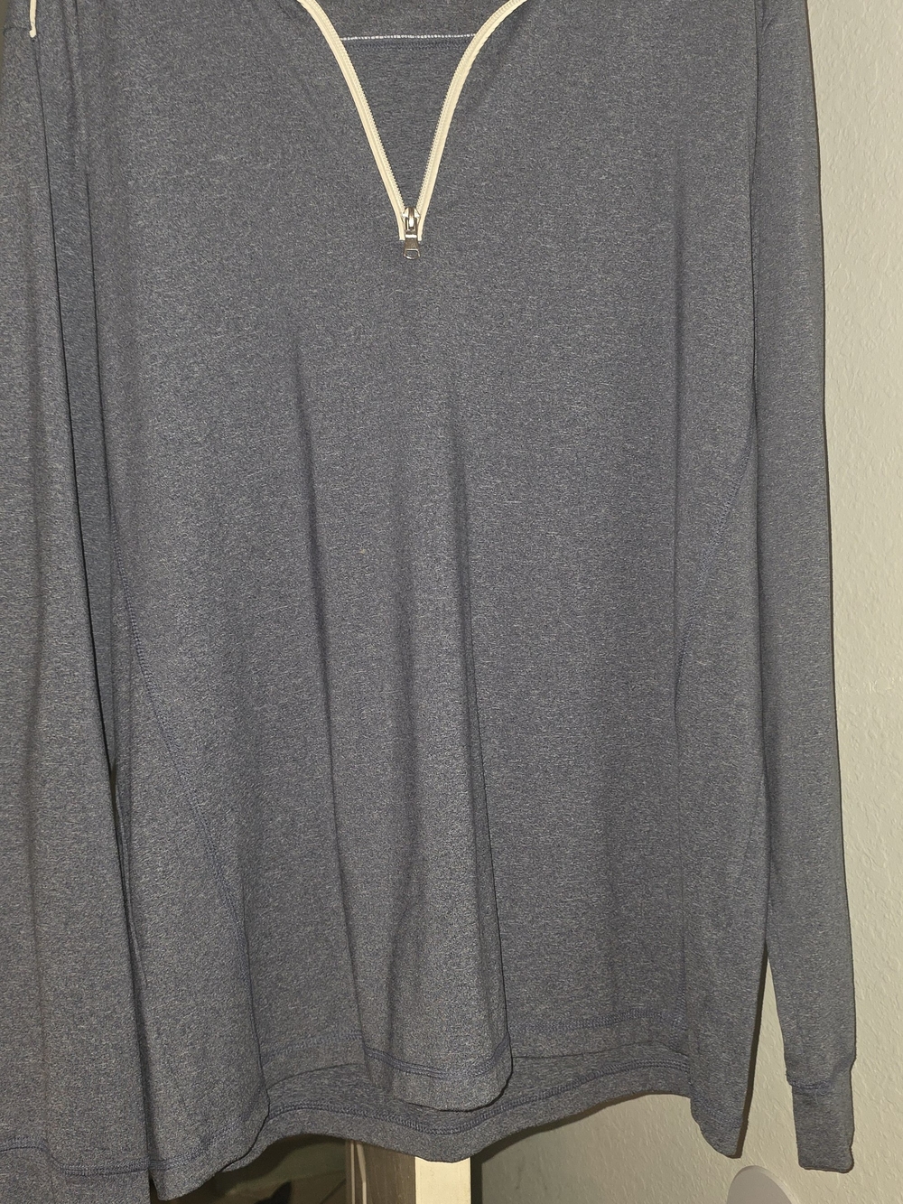 johnnie-O Men's Heather Slate Quarter-Zip Pullover